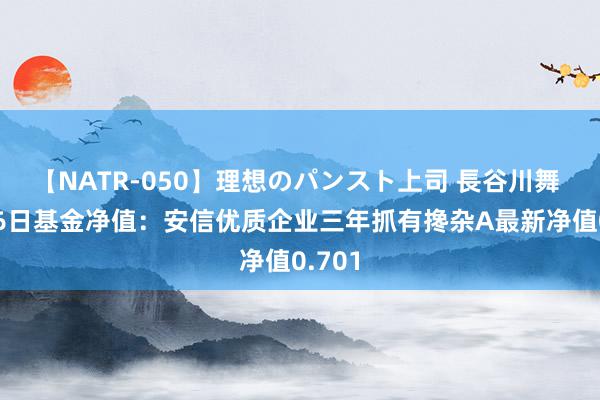 【NATR-050】理想のパンスト上司 長谷川舞 7月26日基金净值：安信优质企业三年抓有搀杂A最新净值0.701