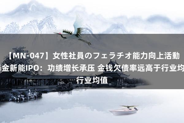 【MN-047】女性社員のフェラチオ能力向上活動 泰金新能IPO：功绩增长承压 金钱欠债率远高于行业均值