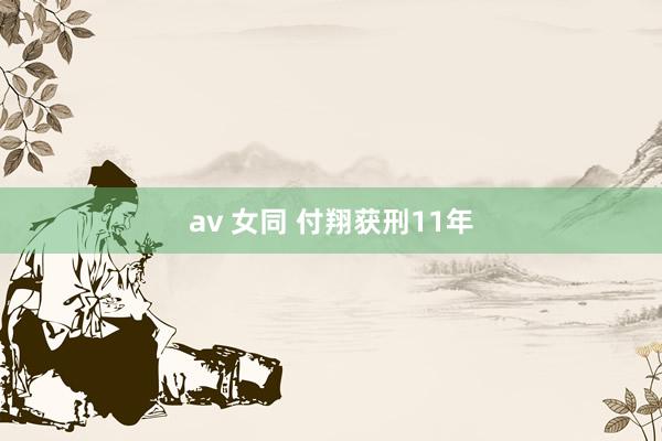 av 女同 付翔获刑11年